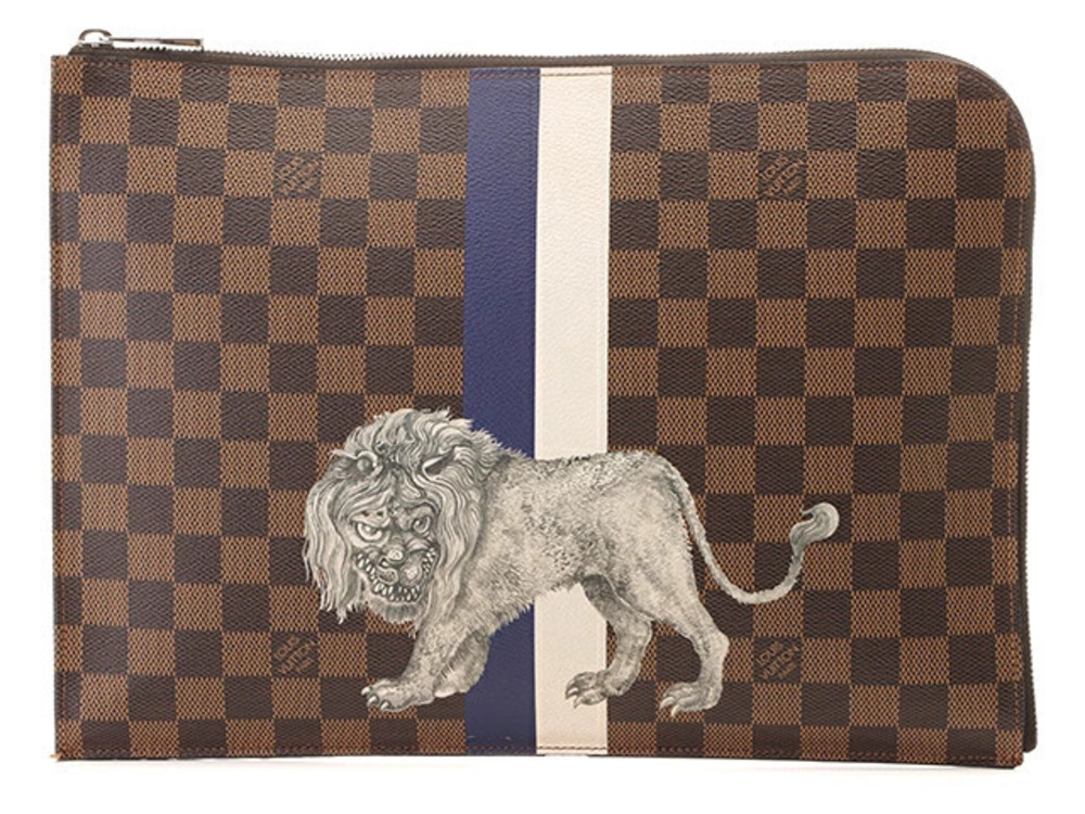 LOUIS VUITTON Clutch Bag Pochette Jour Damier